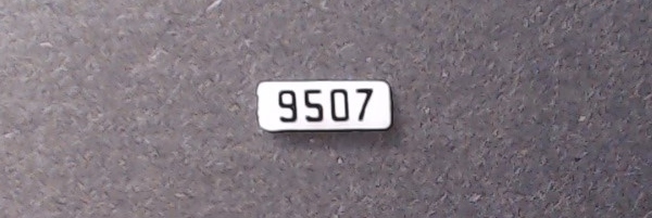 NUMBER BOARD / LR & RF / IC #9507 / PREMIER GP38-2