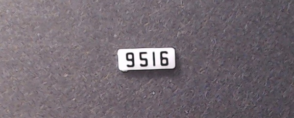 NUMBER BOARD / LR & RF / IC #9516 / PREMIER GP38-2 