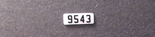 NUMBER BOARD / LR & RF / IC #9543 / PREMIER GP38-2 