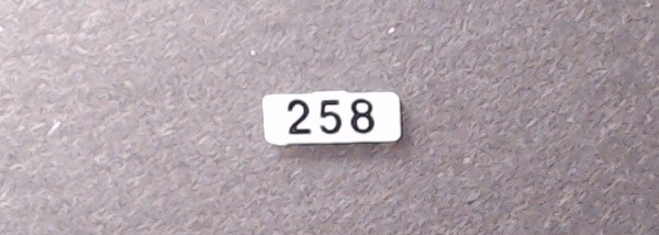 NUMBER BOARD / LR & RF / MAINE CENTRAL #258 / PREMIER GP38-2 