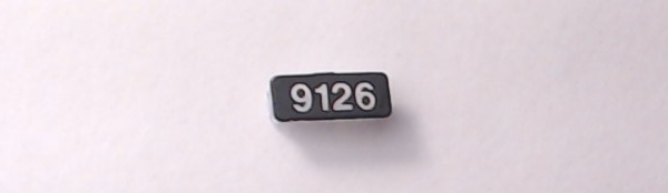 NUMBER BOARD / RF / CP #9126 / PREMIER SD90MAC 