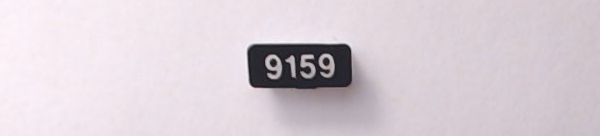NUMBER BOARD / LF / CP #9159 / PREMIER SD90MAC