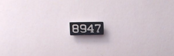 NUMBER BOARD / RF & LR / PRR #8947 / PREMIER 2500HP