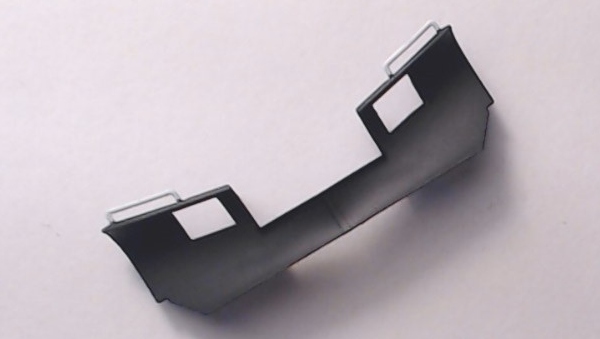SNOWPLOW / BLACK W/WHITE / HO SCALE DASH-9