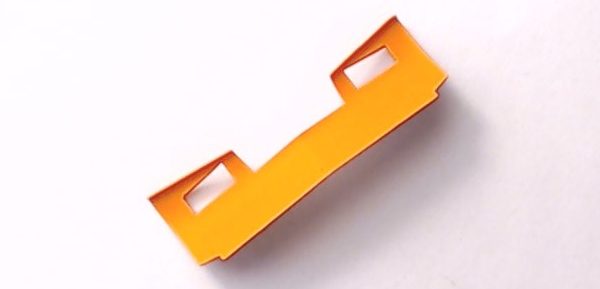 SNOWPLOW / ORANGE / HO SCALE GP38-2 