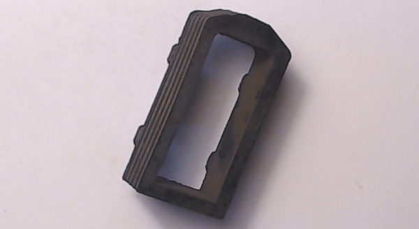 DIAPHRAGM / BLACK / RUBBER / W/4 MOUNTING TABS / PREMIER 70' STREAMLINED PASSENGER CARS / EARLY STYLE