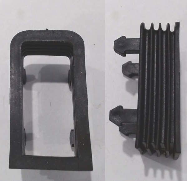 DIAPHRAGM / RUBBER / W/4 MOUNTING TABS / BLACK / PREMIER & RAILKING RAILKING SUPERLINER & AMFLEET