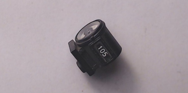HEADLIGHT HOUSING / BLACK / TENDER / #105 / RAILKING B-6 0-6-0