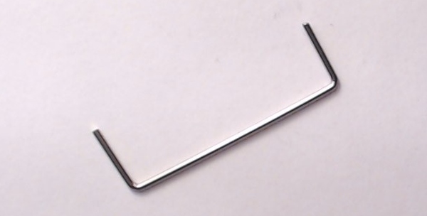 HANDRAIL / NICKEL / TENDER / 31mm L / RAILKING BLUE COMET 4-6-2