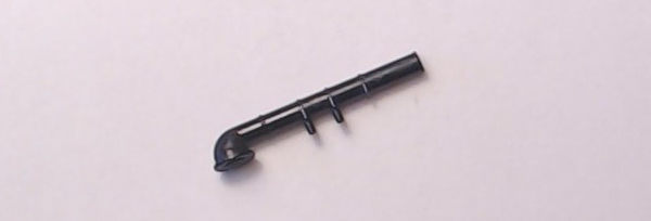 SMOKE STACK / BLACK / REAR OF TENDER / HO SCALE TRIPLEX 2-8-8-8-2