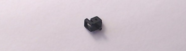 STANCHION / COUPLER CUT LEVER / TENDER / LH & RH / BLACK / HO SCALE N&W J 4-8-4