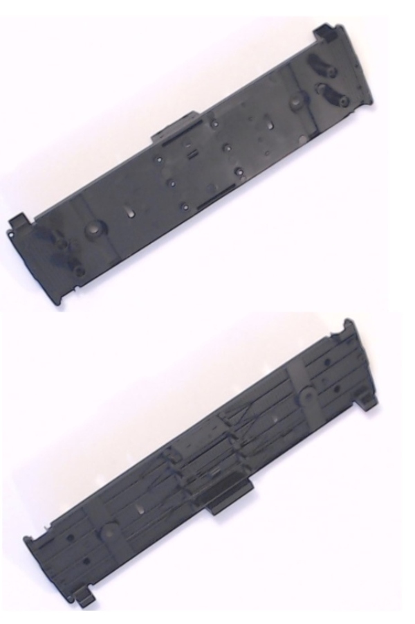 CHASSIS / PLASTIC / BLACK / RAILKING OVERTON PASSENGER CARS