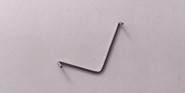 HANDRAIL / NICKEL / CAR END / RH SIDE OF DIAPHRAGM / PREMIER 70' STREAMLINED PASSENGER CARS