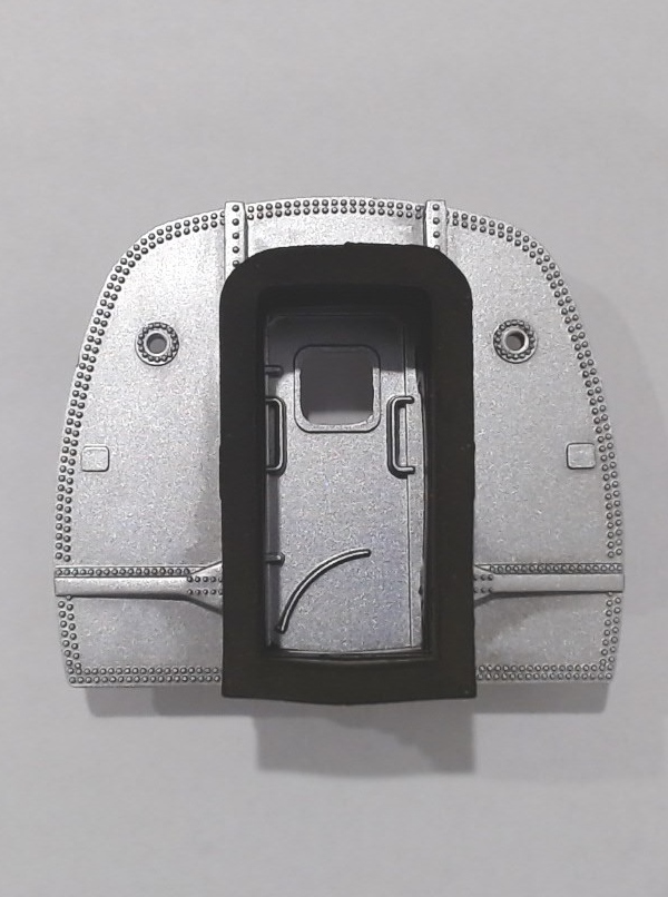 CAR END / SILVER / W/DIAPHRAGM / RAILKING AMFLEET CARS