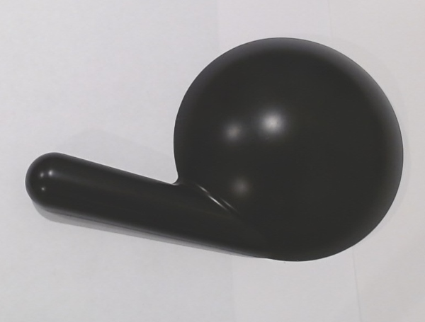 THROTTLE HANDLE / BLACK / LH / Z-4000