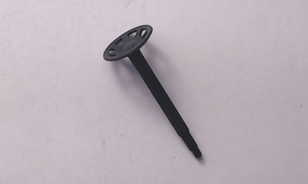 BRAKE WHEEL / O GA / 11mm DIAM / 30mm POST / RAILKING WOODSIDED CABOOSE