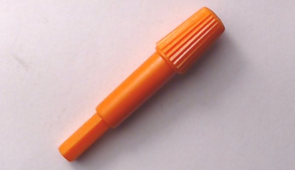 THUMBWHEEL / ORANGE / PLASTIC / RAILKING CRANE CAR