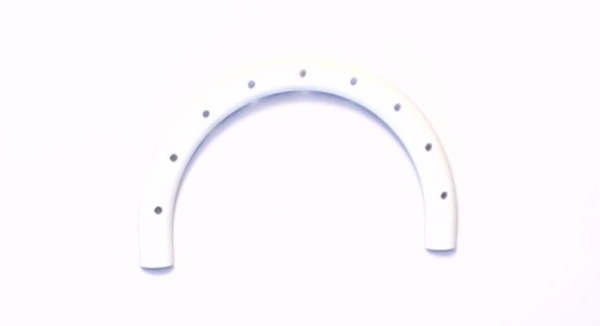 FASCIA / HALF CIRCLE / WHITE / FOR LED'S / RAILKING OPERATING CAR WASH