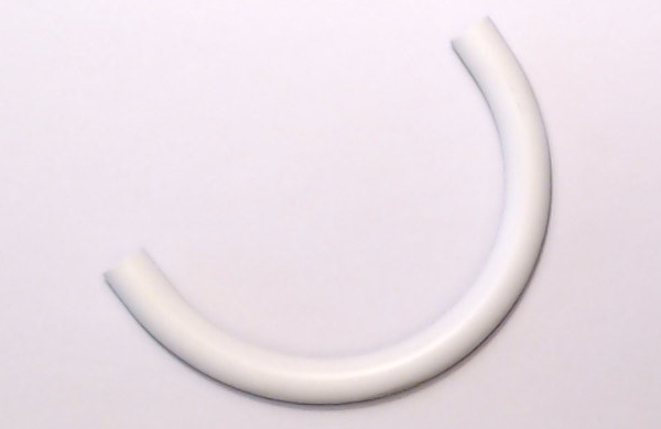 FASCIA / HALF CIRCLE / WHITE / FOR CURTAIN / RAILKING OPERATING CAR WASH