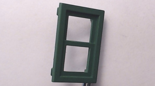 WINDOW / GREEN / 2-PANE / RAILKING GAS STATION
