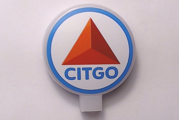 SIGN GLOBE / CITGO / RAILKING OPERATING GAS STATION