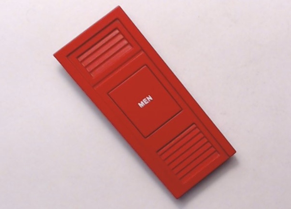 DOOR / MENS RESTROOM / ESSO / RAILKING OPERATING GAS STATION'