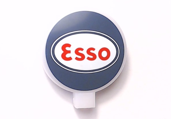 SIGN / ESSO GLOBE / RAILKING OPERATING GAS STATION