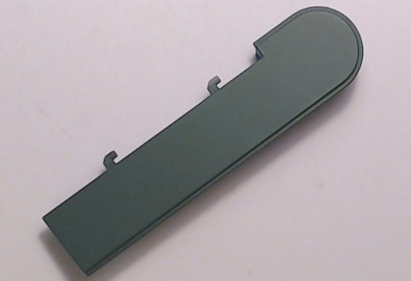 SIGN HOLDER / GREEN / CURVED / LH / RAILKING OPERATING CAR WASH