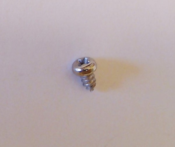 SCREW / PANHD / SELF-CUTTING / NICKEL / 2.5mm D x 2.5mm L