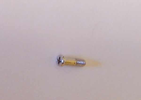 SHOULDER SCREW / (SHLDR LENGTH 3mm) / NICKEL / M2 x 0.4 x 5.7mm L x 1.9mm D 