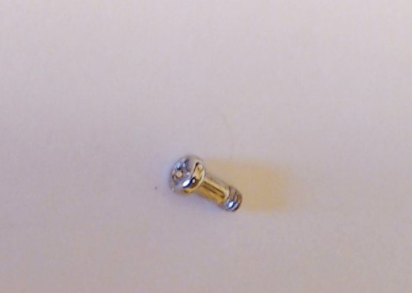 SHOULDER SCREW / (SHLDR LENGTH 2.8mm) / NICKEL / M2 x 0.4 x 4.5mm L x 1.8mm D 
