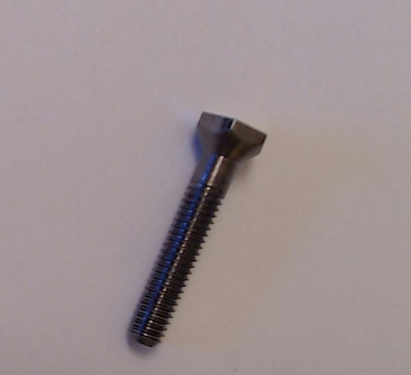 ECCENTRIC SCREW / BLACKENED / M3 x 0.5 x 16mm L x 2.8mm D / RAILKING ONE GAUGE BIG BOY PS3