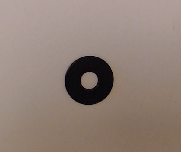 WASHER / METAL / 14.8mm O.D. x 5.2mm I.D. x 0.6mm THICK