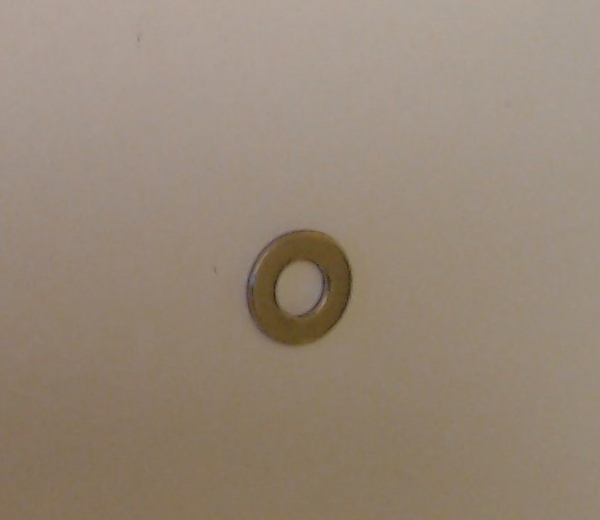 WASHER / METAL / 11.9mm O.D. x 5.9mm I.D. x 0.9mm THICK