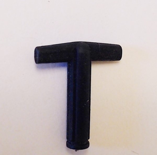 T-BAR / COUPLER / PLASTIC / 20.3mm OVERALL LENGTH x 4.4mm DIAM.