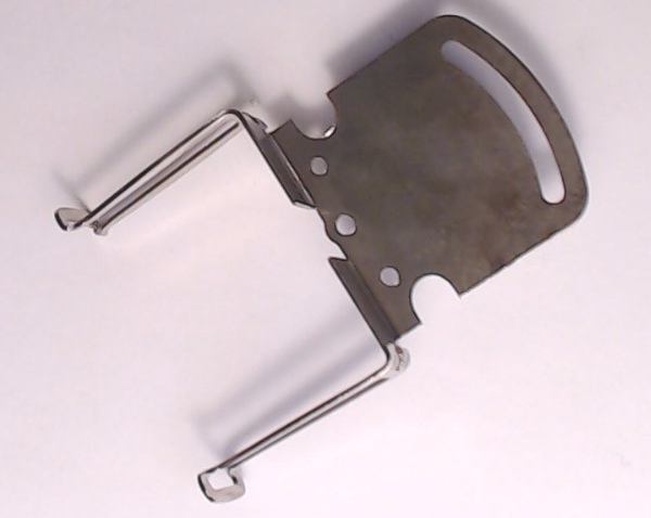 GUIDE PLATE / PIVOT PLATE FOR PILOT TRUCK / NICKEL / 54.4mm W x 86mm L / RAILKING STARTER SET 2-6-0 / 2-8-0