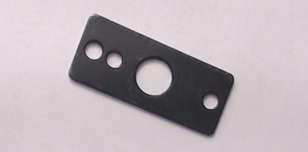 BRACKET / 10K OHM VOLUME POT / FLAT PLATE / 12.9mm W x 29.9mm L / PROTOSOUND 1