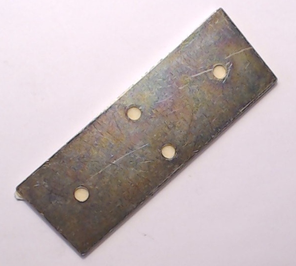 BRACKET / PCB MOUNT / FLAT PLATE / 37.05mm W x 108mm L / RAILKING GAS STATION 