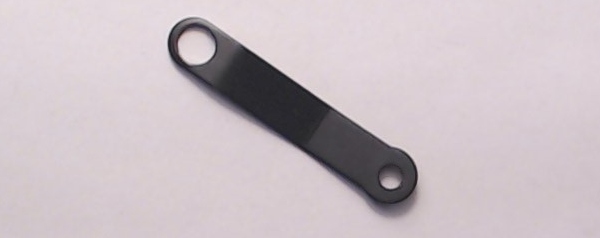 BRACKET / PILOT TRUCK TO FRAME / 7.1mm W x 38.8mm L / RAILKING CAMELBACK 4-6-0