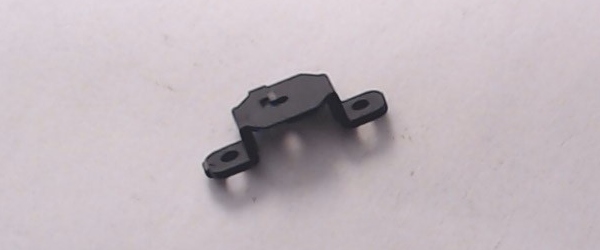 BRACKET / FRONT COUPLER / BLACK / HO SCALE UP VERANDA