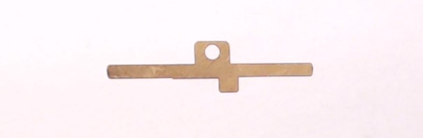 GROUND STRAP / COPPER / 41mm L x 3mm W / OFFSET SOLDER TAB