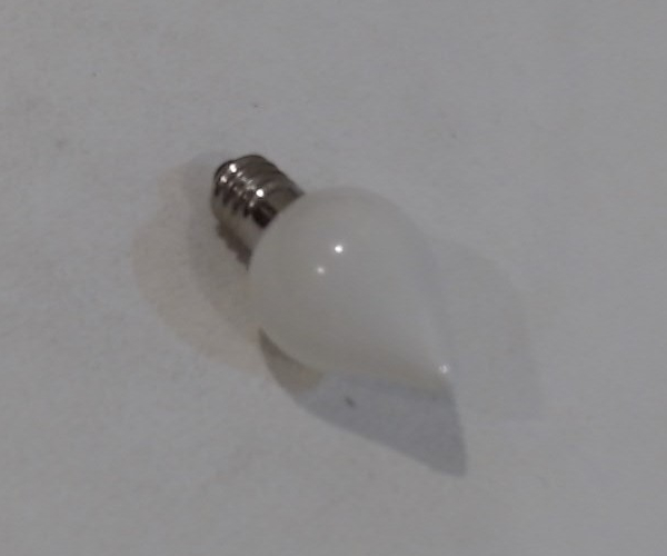 LAMP / 18V / TEAR DROP / FROSTED / TINPLATE STANDARD GAUGE 115 / 116 / 134 STATION