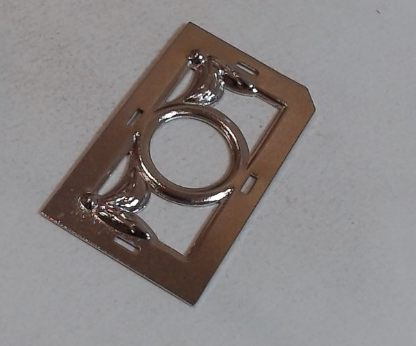 CLOCK HOUSING / NICKEL / TINPLATE STANDARD GAUGE 115 / 116 STATION