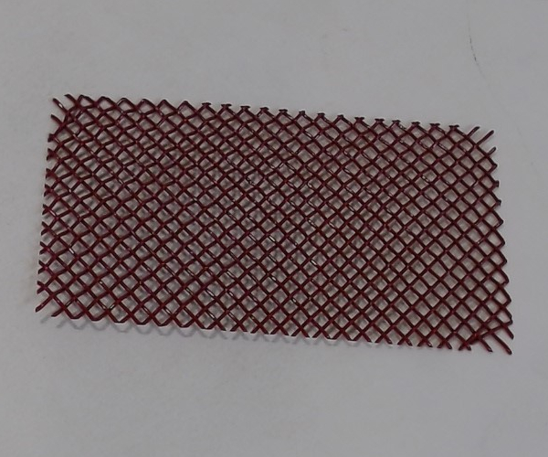 WINDOW SCREEN / RED / TINPLATE STANDARD GAUGE 115 / 116 STATION