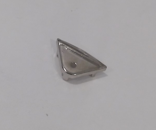 COUPLER POCKET / TINPLATE O & STD GAUGE / NICKEL / (ORIGINAL VERSION) / 418-46