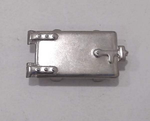 FIRE BOX DOOR / NICKEL / TINPLATE STANDARD GAUGE LOCOMOTIVES / 390-26N / TINPLATE STANDARD GAUGE DORFAN 1134 