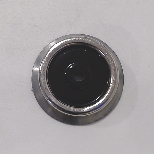 WHEEL / BLACK WITH NICKEL RIM / TRAILING / SOLID / 4696