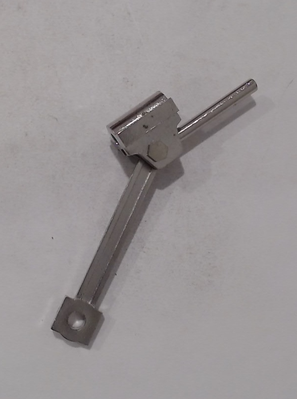 MAIN ROD & CROSSHEAD ASSEMBLY / RH / NICKEL / TINPLATE STANDARD GAUGE AMERICAN FLYER 4696