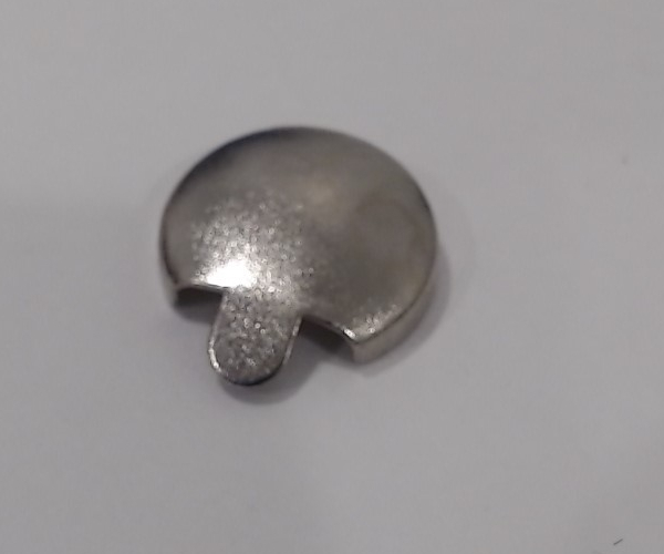 AIR TANK END CAP / NICKEL / TINPLATE STANDARD & O GAUGE 256 / 300 / 400 / 418 SERIES