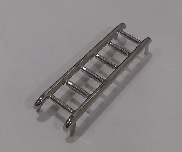 LADDER / 6 RUNG / NICKEL / TINPLATE STANDARD GAUGE 400E / 438 / 96 / 400T / 216 & 516 HOPPER CAR / SAME PART AS TPSF00155